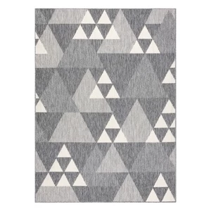 Kilimas vidaus Hacano Wink Triangle, pilkas, 150 cm x 80 cm