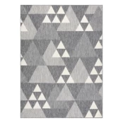 Kilimas vidaus Hacano Wink Triangle, pilkas, 150 cm x 80 cm kaina