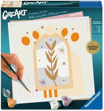 Ravensburger Spalvinimo rinkinys CreArt Boho Lunar Bloom 12+