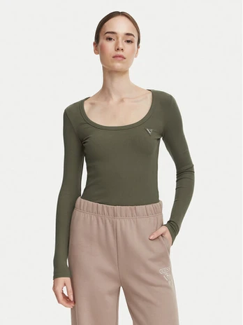 Guess Palaidinė V4BP07 K8RT2 Chaki Slim Fit