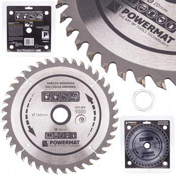 Pjovimo diskas medienai Powermat, 160 × 20 mm, 40 dantų