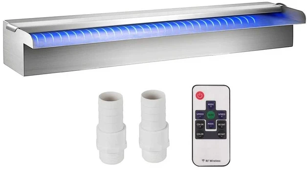 vandens fontanas baseinui su led apšvietimu