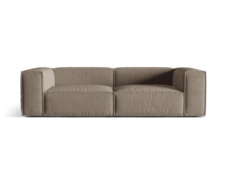 Sofa, Nuria, 4 vietų, 110x250x72, šiltai pilka