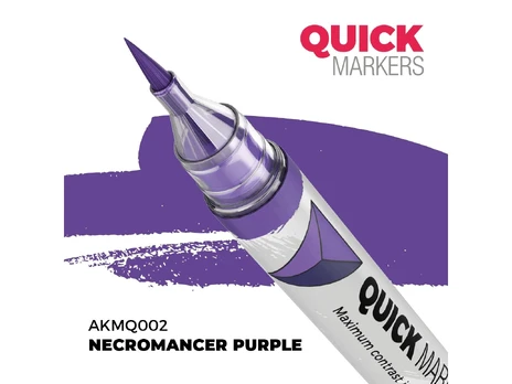 AK Interactive Quick Marker Necromancer Purple miniatiūrų žymeklis