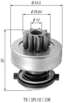 Krumpliaratis, starteris MAGNETI MARELLI 940113020377