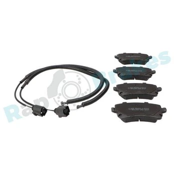 Stabdžių trinkelių rinkinys, diskinis stabdys RAP BRAKES R-P0412
