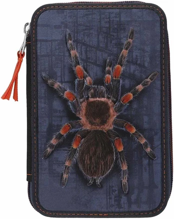 Dino World - Adventure World Double Pencil Case With Spider (0413332)