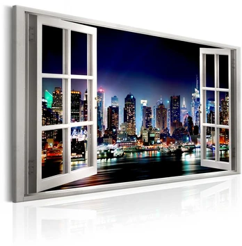 Artgeist Paveikslas - Window: View of New York