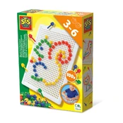SES Creative - Mosaic Peg Board 100 pcs - (S14046) kaina