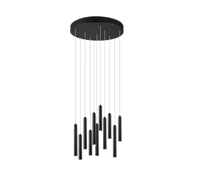 Trio-Lighting Tubular LED 40 cm matt black piekaramā lampa