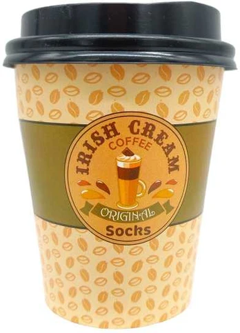 Kojinės vyrams kavos puodelyje Apollo Coffee socks Irich cream coffee