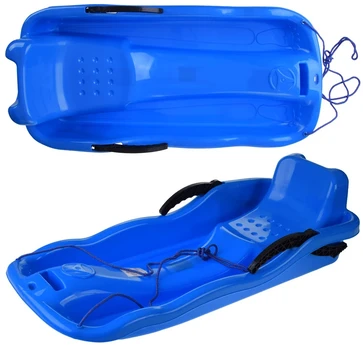 Jokomisiada Plastic sled with string - slide for winter SP0740 NI