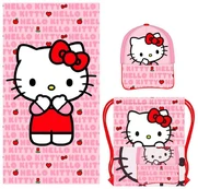 Kelioninis Paplūdimio rankšluostis Hello Kitty Rožinė