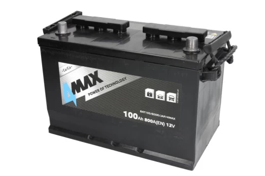 Akumuliatorius 4MAX BAT100/800R/JAP/4MAX 12V 100Ah 800A D+