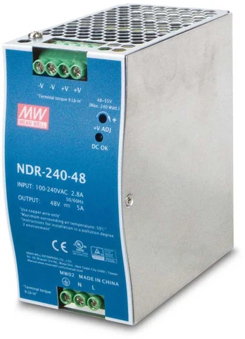 Ernitec 48V, 240W Din-Rail Power