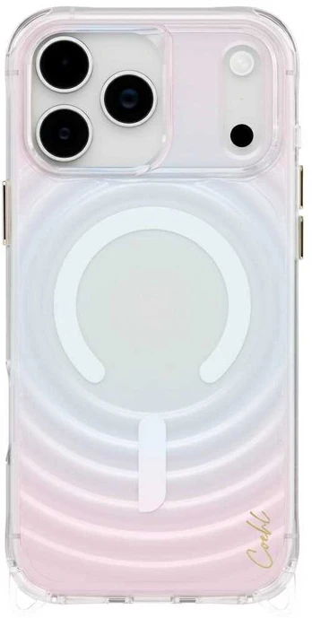 Dėklas UNIQ Coehl Vela case for iPhone 17 Pro Max Magnetic Charging opal