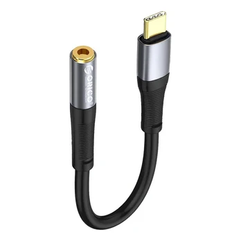 Orico AXC-02 USB-C to 3.5 mm jack audio cable 20 cm - juodas