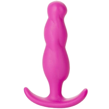 Doc Johnson Naughty 3 analinis kaištis, rožinis, 8,9 cm