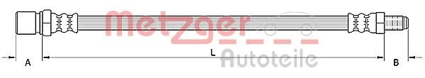 Stabdžių žarnelė METZGER 4110748