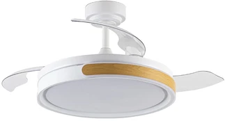 Lubinis ventiliatorius su lempa CristalRecord Movic CCT, 72 W, 1 vnt. kaina
