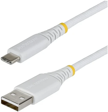 Kabelis USB StarTech kabelis USB USB 2.0 2 m USB A USB C 0,48 Gbit/s 15 W Baltas (USB2AC2MBRWH)