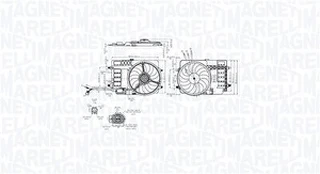 Ventiliatorius, radiatoriaus MAGNETI MARELLI 069422858010