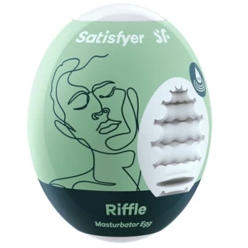 Kiaušinis SATISFYER RIFFLE MASTURBATOR