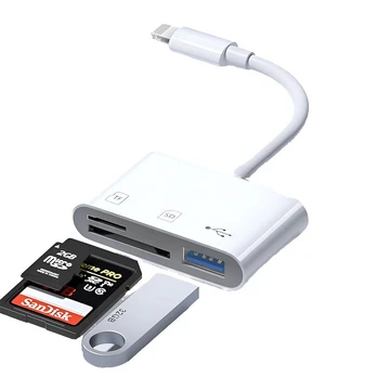 3in1 SD/TF/USB adapteris, 480Mbps perdavimas