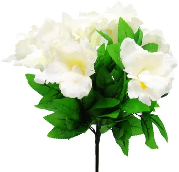 Dirbtinė irisų puokštė, 36 cm