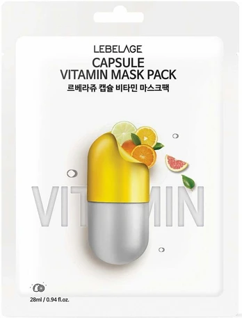 Veido kaukė Lebelage Capsule Vitamin, 28 ml
