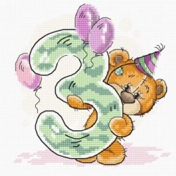 Number 3  SB1231 - siuvinėjimo kryželiu rinkinys
