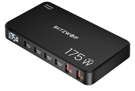 Blitzwolf BW-S30 6-in-1 Charging Station 4xUSB-C + 2xUSB 175W