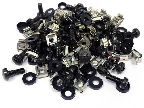 DATACOM Mounting Set M6 (50pcs/pack) - 16mm Juodas