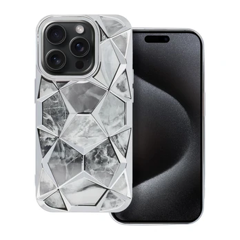 Fusion Accessories Fusion Twinki silikoninis dėklas Apple iPhone 16 Pro sidabrinis