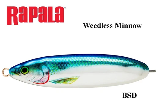 Žolinė blizgė Rapala Weedless Minnow BSD 15 g