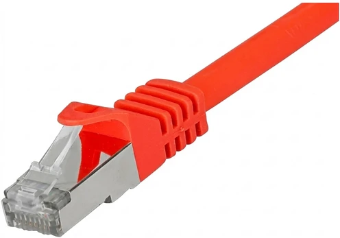 Patchk.CAT7/6a S/FTP 2m red RJ45 Halogenfrei (LSZH)