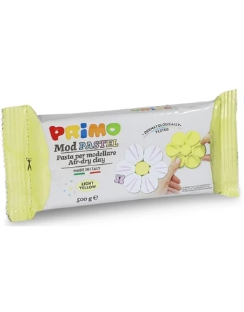 Molis PRIMO, pastelinės geltonos spalvos, 500 g