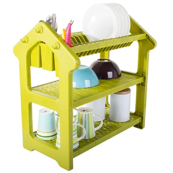 Verk Group Dish drying rack drainer 3 tiers large