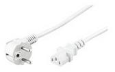 MicroConnect IEC320 maitinimo laidas, 5m, balta (PE010450W)