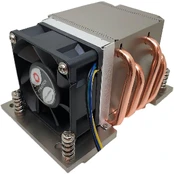 Inter-Tech CPU aušintuvas Procesorius 6 cm Juodas 1 vnt. kaina