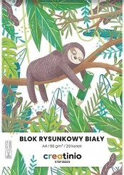 Piešimo blokas Top 2000 Creatinio A4, 20 baltų lapų
