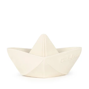 Oli&Carol Origami Boat White teether, 0+