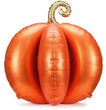 Party Deco Stående oranžinis græskar folieballon
