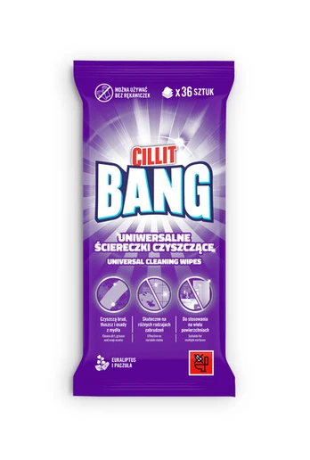 Cillit Bang universalios valymo servetėlės, 36 vnt.