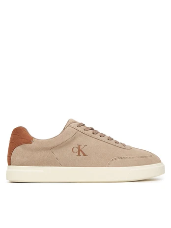 Laisvalaikio batai Calvin Klein Low Prof Cupsole Laceup Croc Bt HM0HM02285 Smėlio