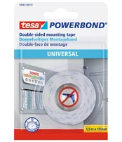 Dvipusė lipni juosta vidaus darbams TESA Universal, 1,5x19mm kaina
