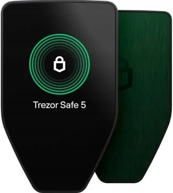 Trezor Safe 5 – kriptovaliutų piniginė, CC EAL6+, USB-C, juoda