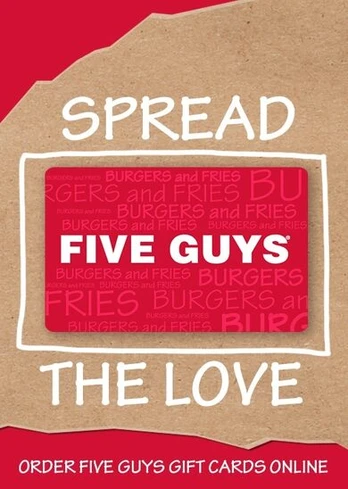 Five Guys Gift Card 30 GBP Key UNITED KINGDOM
