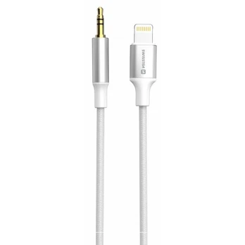 Swissten Audio Adapter Textile Lightning - 3.5mm Jack Cable 1.5m