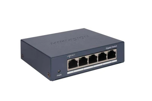 5 prievadų komutatorius Hikvision DS-3E0505-O